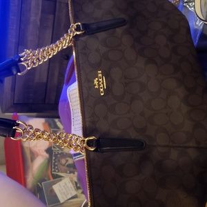 Authentic coach shoulder bag